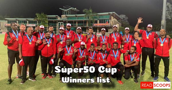 Complete Super50 Cup Winners List
