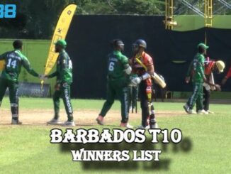 Complete Barbados T10 Winners List