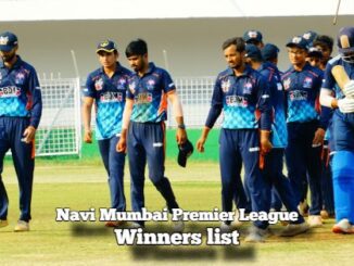 Navi Mumbai Premier League (NMPL) Winners List