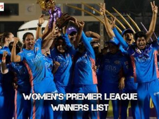 Complete Women's Premier League Winners List