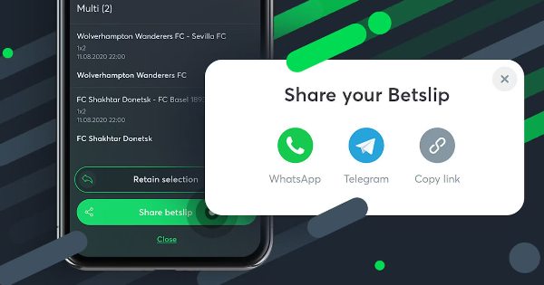 Now Share Your Betslip With Friends on Sportsbet.io