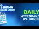 IPL 2024 - FREE Bonus For Daily Attendance on Crickex