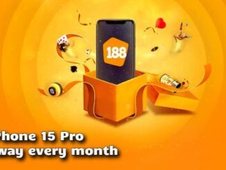 GIVEAWAY: iPhone 15 Pro Max Every Month on 188Bet!