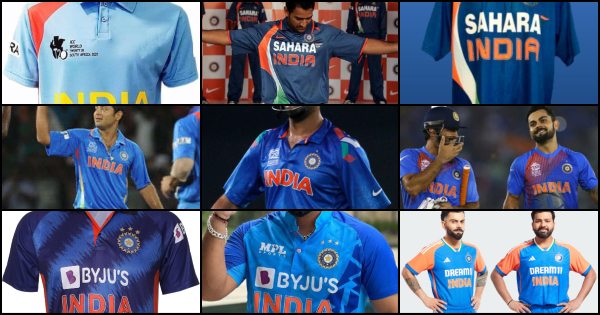 Team India's Jersey Journey Through The T20 World Cup