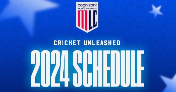 Major League Cricket 2024 Schedule Announced!