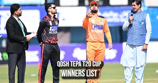 Qosh Tepa National T20 Cup Winners List
