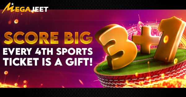 Score Big with Every 4th Bet FREE on Megajeet!