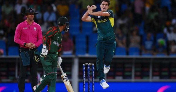 WATCH: Pat Cummins Hat-Trick in T20 World Cup 2024