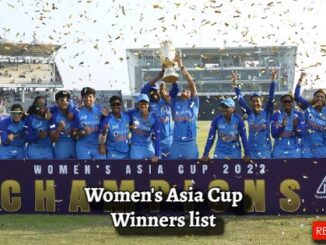 Complete Women's Asia Cup Winners List