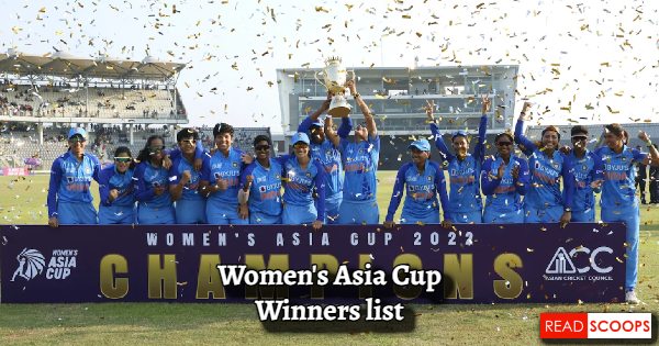 Complete Women's Asia Cup Winners List