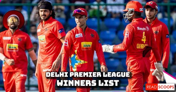 Delhi Premier League T20 Winners List