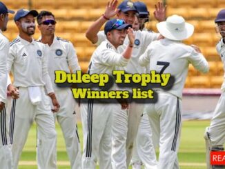 Complete Duleep Trophy Winners List