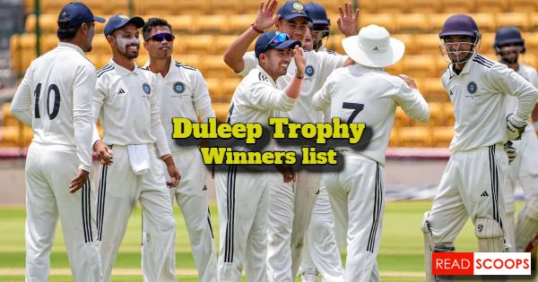 Complete Duleep Trophy Winners List