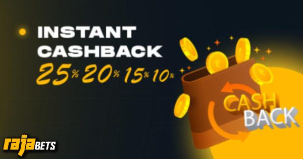 Rajabets Users Can Now Get 25% Instant Cashback!