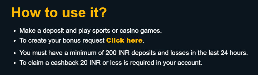 Rajabets 25% cashback