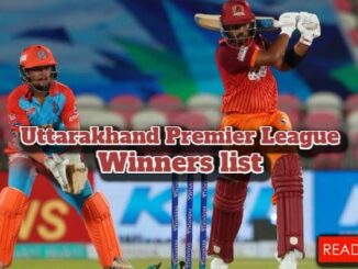 Complete Uttarakhand Premier League Winners List