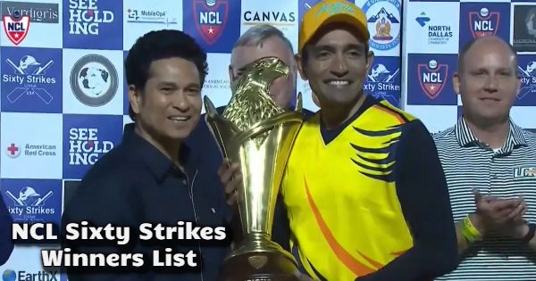 Complete NCL Sixty Strikes T10 Winners List