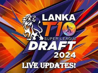 Lanka T10 Super League 2024 DRAFT: Live Updates