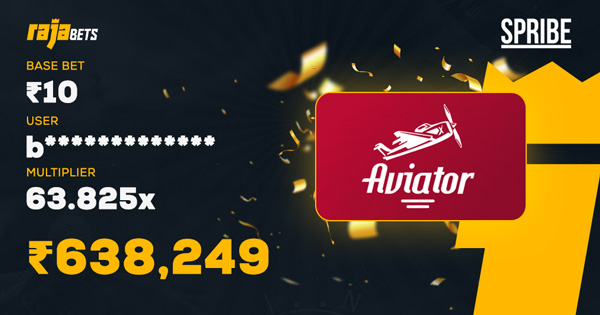 BIG WIN ALERT: ₹10 Bet Gets 63,825x Multiplier on Aviator