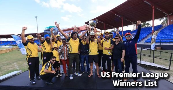 United States Premier League (USPL) Winners List