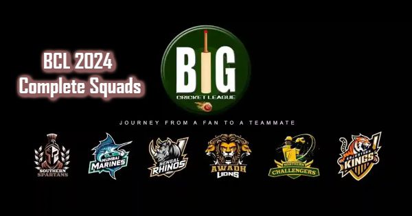 Complete Big Cricket League 2024 Squads List