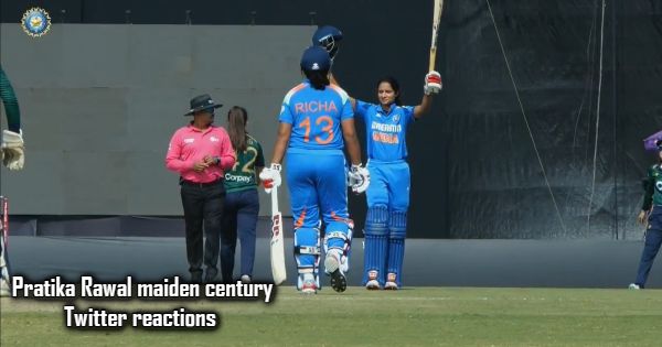 X Reacts to Pratika Rawal's Maiden ODI Hundred!