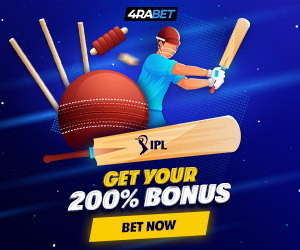 4rabet IPL 2025 betting bonus banner