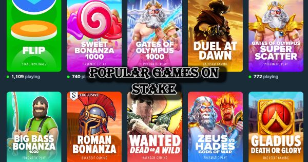 Which Are The Most Popular Games on Stake? (2025)