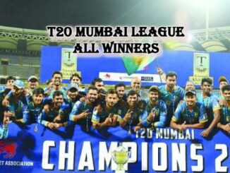 Complete T20 Mumbai League Winners List