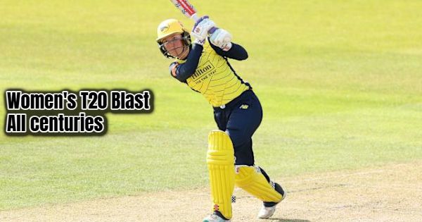 Complete Women's T20 Blast Centuries List