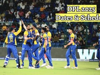 Delhi Premier League 2025 Dates And Schedule