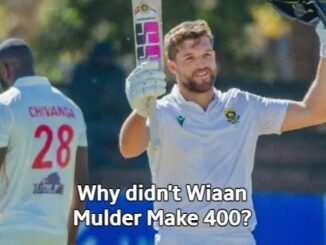 Why Did Wiaan Mulder Declare on 367*?