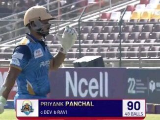Priyank Panchal Smashes 90 on Nepal Premier League Debut!
