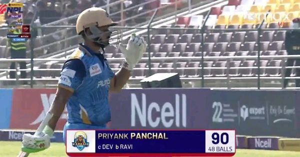 Priyank Panchal Smashes 90 on Nepal Premier League Debut!